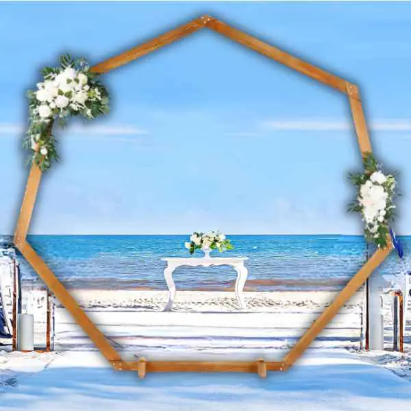 Wooden Arch Rental My Bounce House Rental CT LLC 11zon Event Decorations for Rent