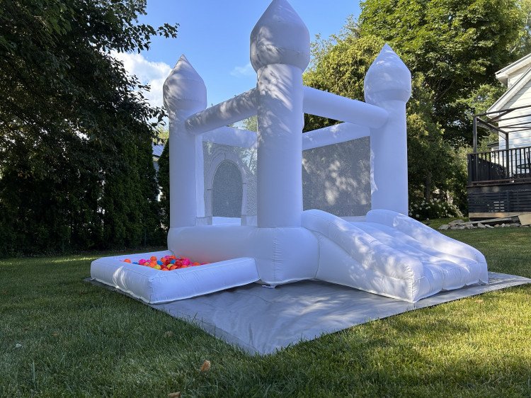 Mini-Bounce House Combo (White)