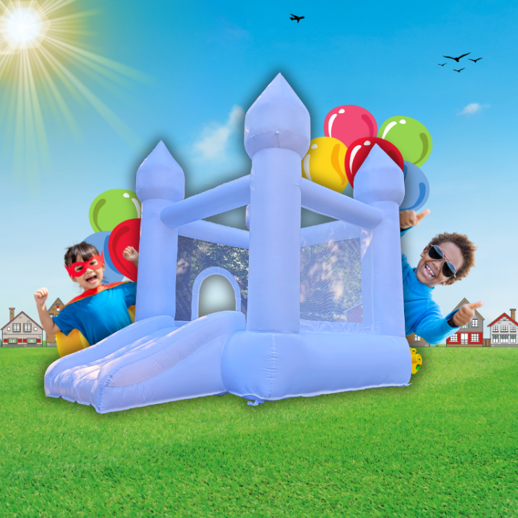Mini-Bounce House Combo (White)